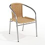 Flash Furniture Lila Aluminum/Rattan Stacking Chair, Beige (TLH020BGE)~#|#~AABECA7D-49ED-4EB3-BDE8FF13EEB6AA8B_sc7