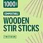 Perk™ ECO Wooden Stirrers, 7", 1000/Pack (PK62345)~#|#~AABED5F9-75B3-43B0-B05F16C085D96F14_sc7