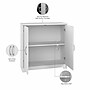 Bush Furniture Cabot 30"H Small Storage Cabinet with 2 Shelves, White (WC31998)~#|#~AAC02903-E763-4E15-90623EE454D91A84_sc7