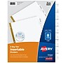 Avery Big Tab Insertable Paper Dividers, 8 Tabs, White (11124)~#|#~AAC0CA95-C2C4-4ADF-A05CF2A9F720E6E2_sc7