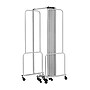 National Public Seating Robo Series 9-Panel Folding Mobile Room Divider, 72"H x 210"W, Clear Acrylic (RDG6-9CA)~#|#~AAC6A671-CBDB-4E17-A35145048FD43A50_sc7
