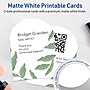 Avery Arched Integrated Cards, Matte White, 200/Pack (19479398896)~#|#~AAC78B9E-3A4F-42A1-921E9EC8AE802A3A_sc7