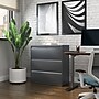 Staples 3-Drawer Lateral File Cabinet, Letter/Legal Size, Lockable, 40.25"H x 36"W x 18.63"D, Charcoal (60947/20885)~#|#~AACBE4FB-F3E7-403F-9ABAA48958BBA06B_sc7