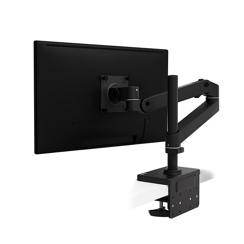Ergotron LX Pro Adjustable Desk Monitor Arm, Tall Pole, Up to 34" Monitor, Black (45-695-292) image 1