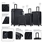 DUKAP Discovery 4-Piece Hardside Spinner Luggage Set, TSA Checkpoint Friendly, Blacj (DKDISSMLXL-BLK)~#|#~AACFF6CA-FE0B-40F0-903852D52D6FEAB4_sc7