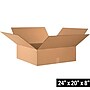 24" x 20" x 8" Shipping Boxes, 32 ECT, Brown, 20/Bundle (24208)~#|#~AAD0F959-E08B-465B-98F23B2F173B1C77_sc7