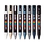 POSCA PC-5M Monotone Water Based Paint Marker, Medium Bullet Tip, Assorted Colors, 8/Set (UBCPC5M8CMONOTONE)~#|#~AAD9977F-BC00-40CA-85ED78E6374B6CFB_sc7