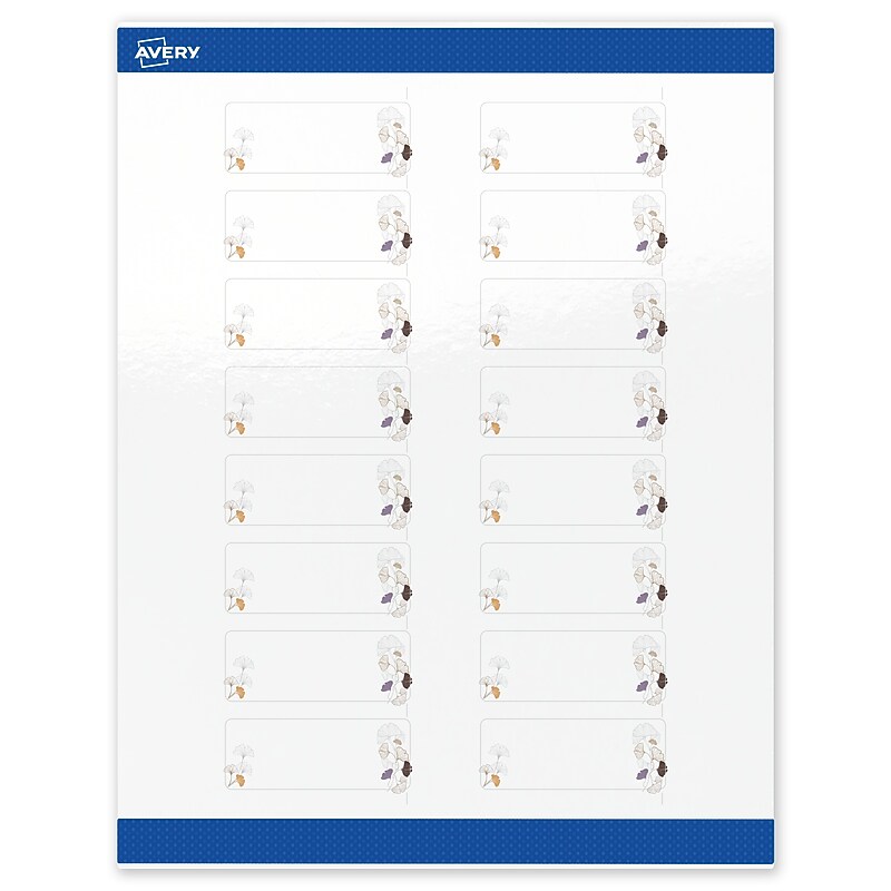 Avery Laser/Inkjet Rectangle Multipurpose Labels, 1" x 2-5/8", White, 160/Pack (S00-F45) image 1