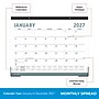 2027 Blue Sky 17" x 22" Monthly Desk Calendar, Gray/White (161000)~#|#~AAE3DB42-A0D7-4F99-89A6746D1D0040B3_sc7