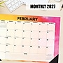 2027 Willow Creek Rainbow Gradient 17" x 12" Monthly Desk Pad Calendar, Assorted Colors (66515)~#|#~AAE7A70E-AC60-4F24-8307390378B0B172_sc7
