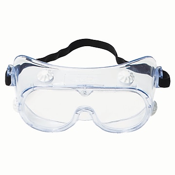 Crews Chemical Safety Goggles, Clear Lens (2230R) Staples - Main Image