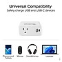 Plugable Wall Outlet Extender with USB-C and USB Charger, White (PS1-CA1)~#|#~AAE90E08-A19B-43BA-A3A38C7DF231A8E7_sc7