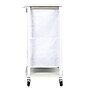 Household Essentials 3-Section Rolling Laundry Sorter with Lid, Polyester, White (HE1119)~#|#~AAE920C3-9EC0-4428-88101B3D5CC9919E_sc7