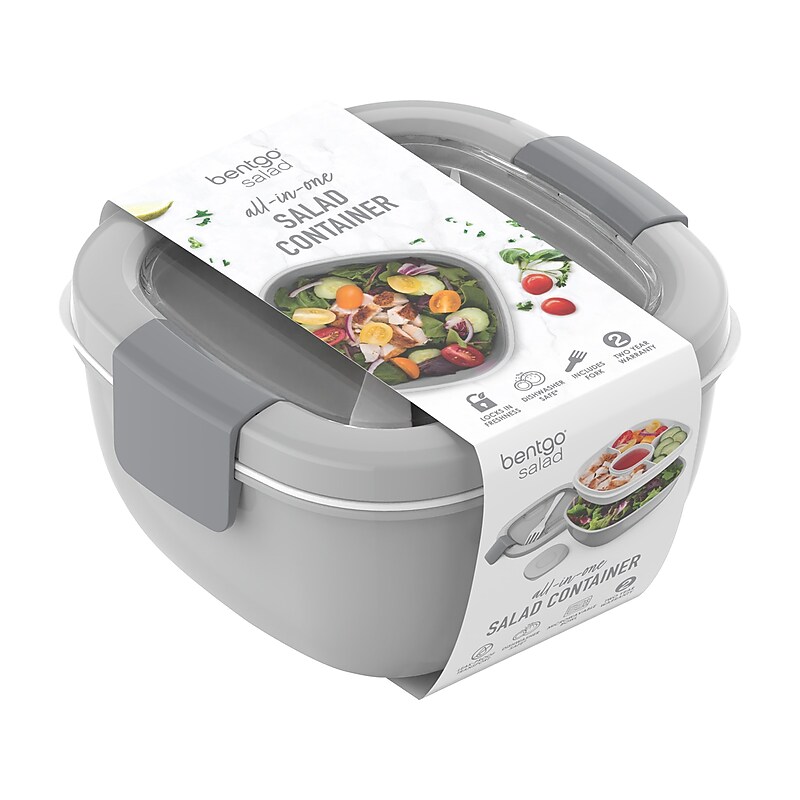 bentgo Salad Container, Gray, 54 oz. (BGOSAL-Y) image 1