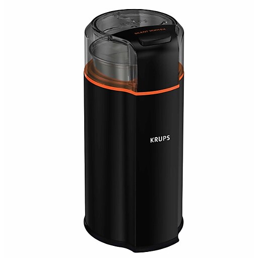 Krups Silent Vortex Blade Coffee Grinder, Black (GX332850) | Staples