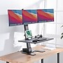 Mount-It! Electric Adjustable Triple Monitor Standing Desk Converter for 32" Monitors, Holds 13.2 lbs., Black(MI-7983)~#|#~AAF36290-D865-4EFD-9DD001AA2438DE93_sc7