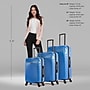 DUKAP INCEPTION 3-Piece Hardside Spinner Carry-On Luggage Set, TSA Checkpoint Friendly, Blue (DKINCSML-BLU)~#|#~AAF6FF97-CDBD-4FA5-9305A6D50A5FC891_sc7