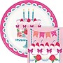 Say Hooray! Floral Cake Birthday Props Party Paper Plates and Napkins Set, Multicolored, 48/Pack (DTC0065E2G)~#|#~AAF726EA-DBEC-48CA-8B0392DA2CB08446_sc7