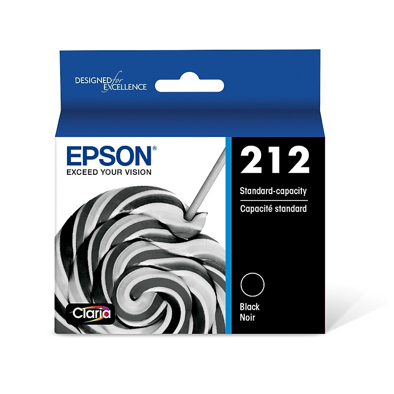 Epson T212 Black Standard Yield Ink Cartridge (T212120-S) image 1