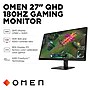 HP OMEN 27" QHD 180Hz LCD AMD FreeSync Gaming Monitor, HDR 400, Height Adjustable, Black (AV4H6AA#ABA)~#|#~AAF85A73-0D2B-4C4F-981593D39BE0FAFB_sc7