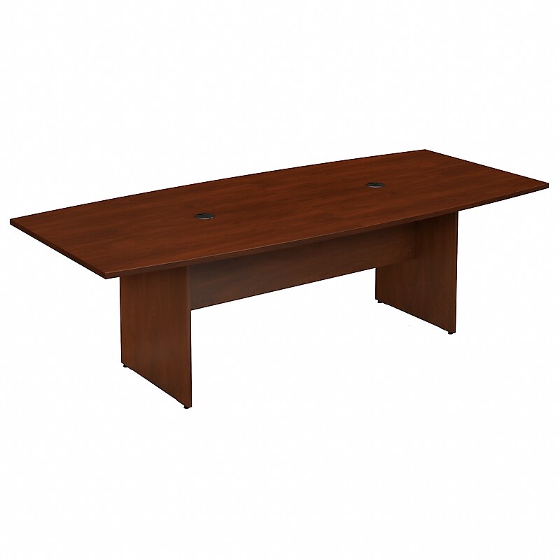 Bush Business Furniture 96" Boat Shaped Conference Table, Hansen Cherry (99TB9642HCK) image 1