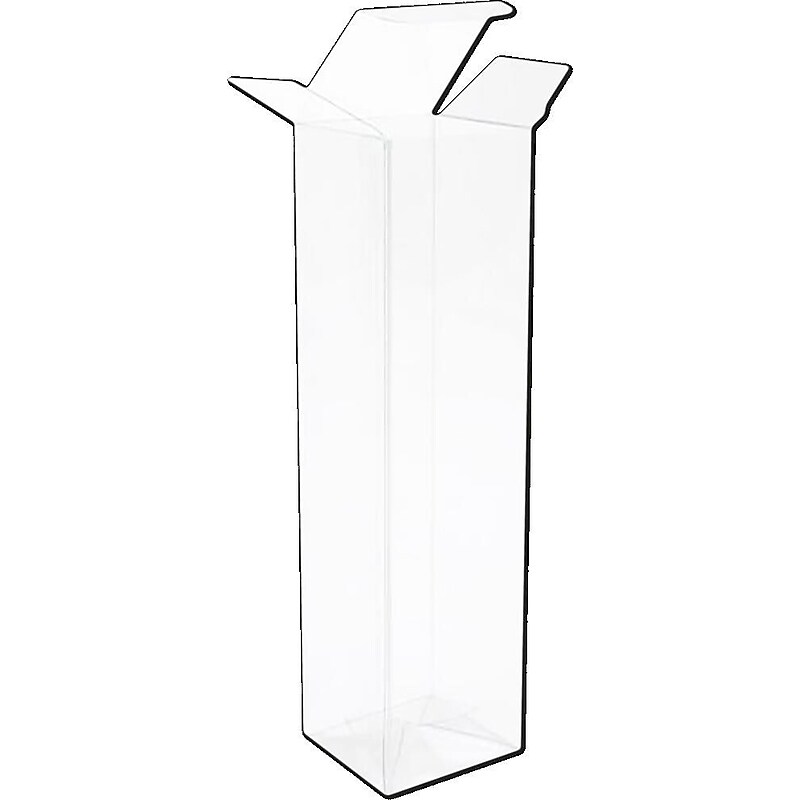 JAM Paper Pop & Lock Top Clear Gift Boxes, 2 1/16" x 2 1/16" x 8 1/8", 25/pack (CB-PLB336) image 1