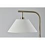 Simplee Adesso Hayes 58" Antique Brass Floor Lamp with Tapered White Shade (SL1181-21)~#|#~AB014798-0489-4E41-9D371192D97BD944_sc7