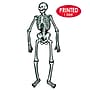 Beistle Halloween Jointed Skeletons Cutouts, Black/White, 4/Pack (01084)~#|#~AB07FA90-5C06-4F08-96CDBE932E7D4A10_sc7