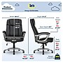 Serta Fairbanks Ergonomic Bonded Leather Executive Big & Tall Chair, 350 lb. Capacity, Black (43675OSS)~#|#~AB09A0C3-6B72-42EF-A25905410E22118C_sc7