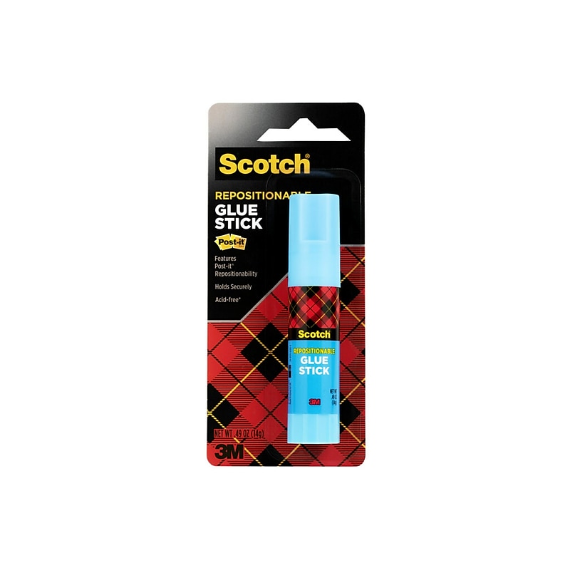 Scotch® WashableRemovable Glue Sticks, 0.49 oz. (6314-CFT) image 1