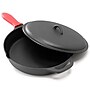 MegaChef Cast Iron 12" Skillet with Lid (935121255M)~#|#~AB0F3552-8ABA-48BD-BB432BDAFC8FA827_sc7