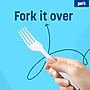 Perk™ Polystyrene Fork, Medium-Weight, White, 300/Pack (PK56401)~#|#~AB11272C-CFFD-4C87-A1DD165AB5B4CA3C_sc7