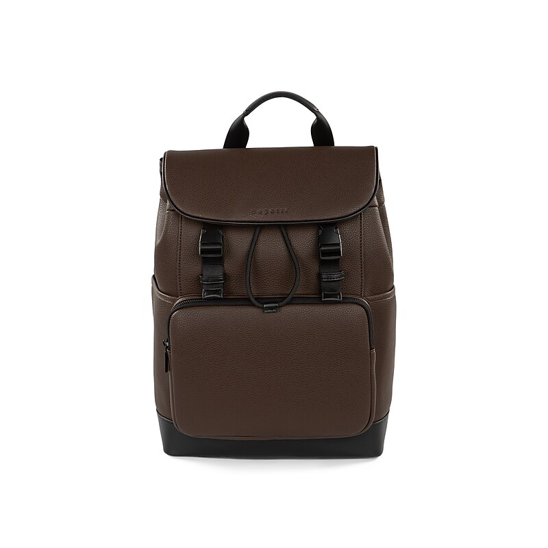 Bugatti Central Laptop Backpack, Medium, Brown (BKP2434BU-BROWN) image 1
