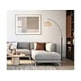 Adesso Corinne 80" Antique Bronze Floor Lamp with Oval Off-White Shade (5024-01)~#|#~AB1D0A71-AAD9-47F5-B719EBC3CDB91105_sc7