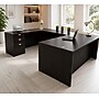 Boss Office Products 71" U-Shaped Desk with File Pedestal, Mocha (GROUPA3-MOC)~#|#~AB1D3D52-E1AB-4943-9C8CD5DBF76F94B1_sc7