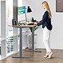 Uncaged Ergonomics Rise Up Electric Adjustable Height Standing Desk with Natural Bamboo Desktop Gray Frame (Rugb)~#|#~AB217FD7-F1C6-4AE8-858832AAFC55BD36_sc7