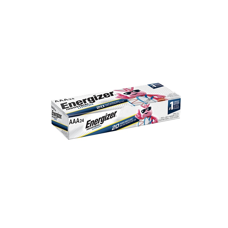Energizer Industrial AAA Lithium Batteries, 24/Box (LN92) image 1