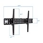 Mount-It! Tilt Wall TV Mount, 110 lbs. Max. (MI-14004)~#|#~AB28DBBA-163C-47DD-B617E7D6DE960BCF_sc7
