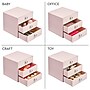 InterDesign Original Plastic 3-Drawer Organizer, Pink (35314)~#|#~AB2B14BA-C2CD-4832-A9956FDF8FB6E6CC_sc7