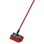 Libman Dual-Surface 10" Scrub Brush & 60" Handle, Steel Handle, Red, 6/Carton (0532)~#|#~AB2B4578-B519-4573-A8ECFAF700002A38_sc7