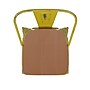 Flash Furniture Carly Indoor-Outdoor Bar Height Stool with Back, Yellow with Teak Seat (ET353430YLPL1T)~#|#~AB2B8EB2-75BD-4315-924863E2CDB1BF2C_sc7