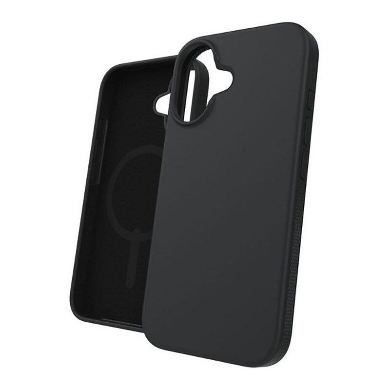 Zagg Manhattan MagSafe Rugged Case for iPhone 16, Shock Absorbing, Black (702315194) image 1