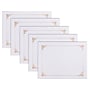Better Office Certificate Holders, 8.75" x 11.25", White/Gold, 25/Pack (65259-25PK)~#|#~AB2FC83E-50B5-4838-95DFB2E591A6B636_sc7