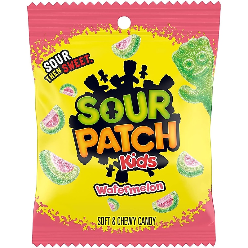 Sour Patch Kids Watermelon Gummy Candy, 5 oz., 12/Carton (JAR1506224) image 1