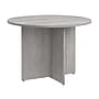 Bush Business Furniture 42W Round Conference Table with Wood Base, Platinum Gray (99TB42RPG)~#|#~AB31BB29-DBD6-4001-A9FC37F1DDA537FA_sc7