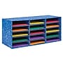 Bankers Box Classroom collection, 15-Compartment Literature Organizers, 28.5" x 12.375", Blue (3384301)~#|#~AB336212-CF0E-43CD-90932EC2CD7851C7_sc7