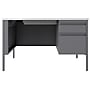 Hirsh 48"W Single-Pedestal Teacher's Desk, Platinum/White (22643)~#|#~AB336AB7-3544-436A-8740706E5C13FEEA_sc7