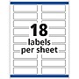 Avery Sure Feed Laser/Inkjet Extra Large File Folder Labels, 15/16" x 3-7/16", White, 450 Labels/Pack (8425)~#|#~AB3497BB-40A1-42DF-B3768B23A5BE1B80_sc7