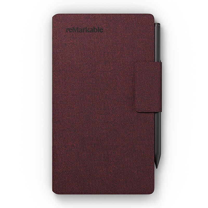 reMarkable Mosaic Weave Book Folio for 7.3" Paper Pro Move Paper Tablet, Burgundy (RM11A-1002NW) image 1