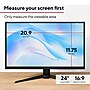 Staples TECH Anti-Glare Privacy Filter for 24" Widescreen Monitor (16:9) (ST62136-CC)~#|#~AB3A63DF-A7BE-4D90-9A3EFAD7719EB2C7_sc7